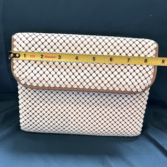 Vintage Whiting and Davis chain metal clutch and purse combo - Picture 7 of 17